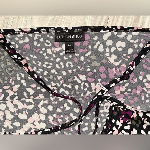 COLORFUL CAMISOLE SHELL TOP 4X FASHION BUG - Picture 4 of 5